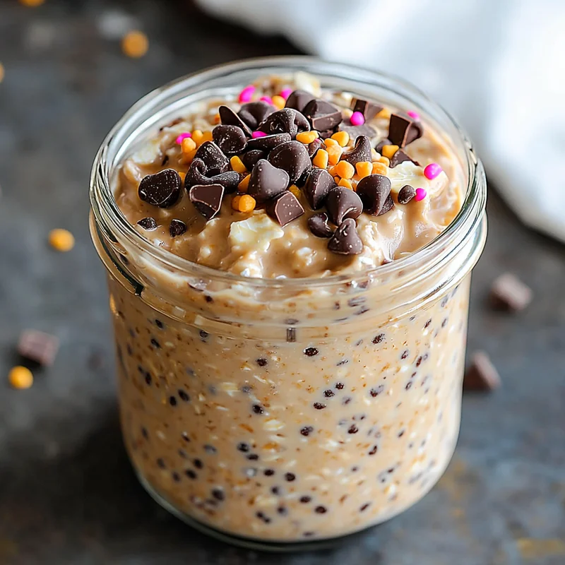 Cookie Dough Overnight Oats: Easy & Dreamy Breakfast Recipe