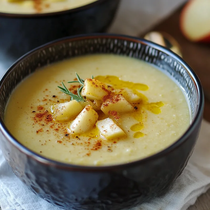 Cozy Curried Cauliflower Apple Soup Recipe | Easy & Delicious