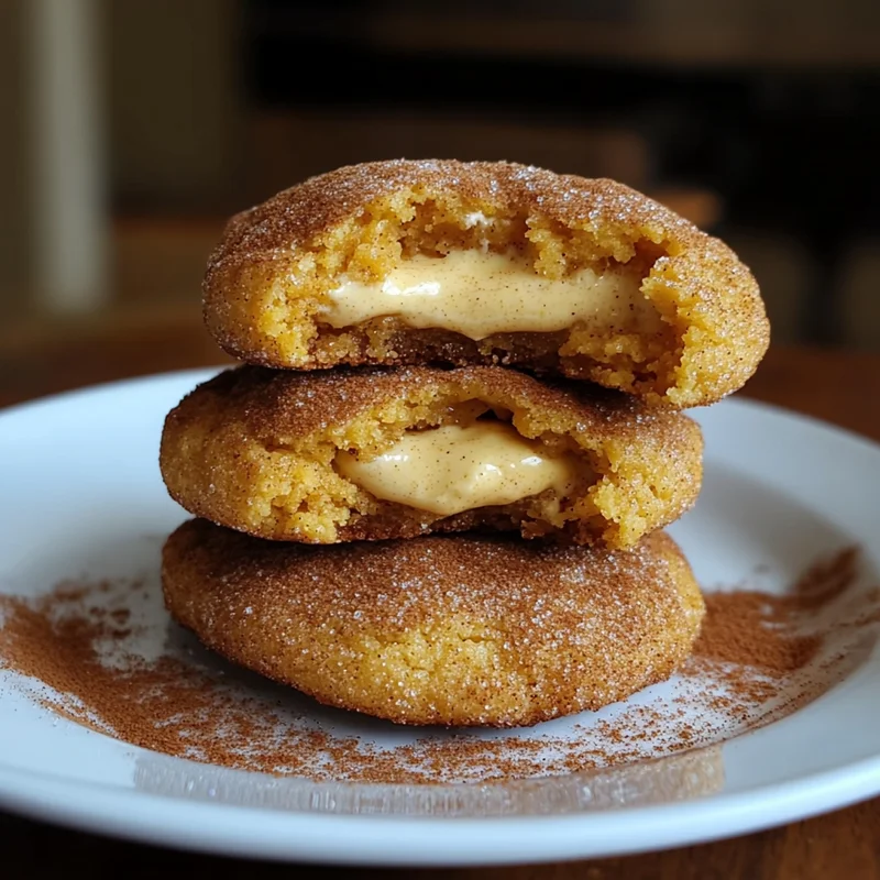 Pumpkin Cheesecake Snickerdoodles: Easy Fall Cookie Recipe