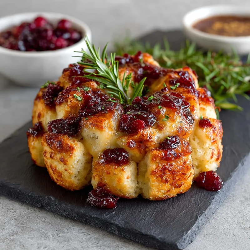Easiest Cranberry Brie Bites: Mini Pull-Apart Bread Recipe (Under 30 Mins!)