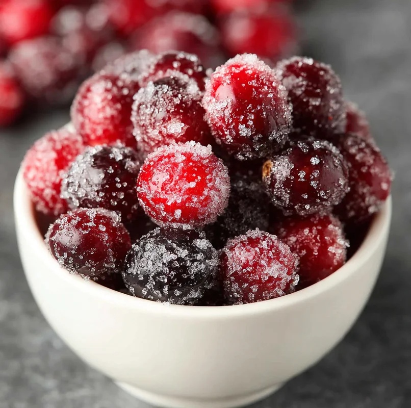 Sparkling Sugared Cranberries: Easy Holiday Recipe (Under 30 Mins!)
