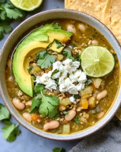 Easy White Bean Turkey Chili Verde Recipe First Image First Image