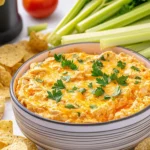Easy Crockpot Buffalo Chicken Dip - Perfect Game Day Appetizer! First Image First Image