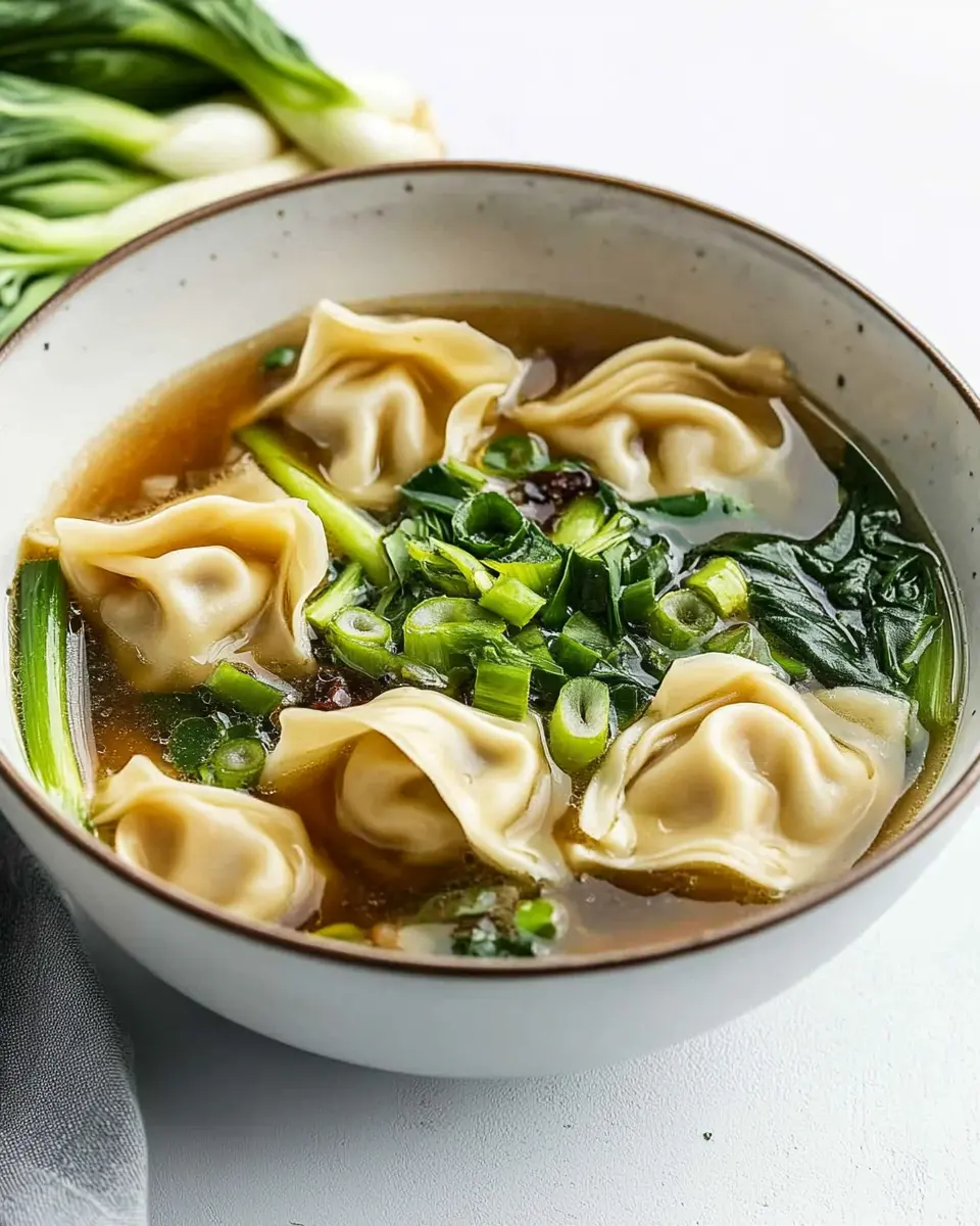 Wonton Soup Bliss: A Heartwarming Homemade Delight