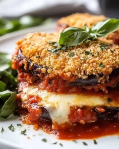 Crispy Baked Eggplant Parmesan First Image First Image
