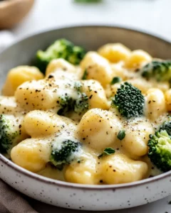 Cheesy Broccoli Gnocchi First Image First Image
