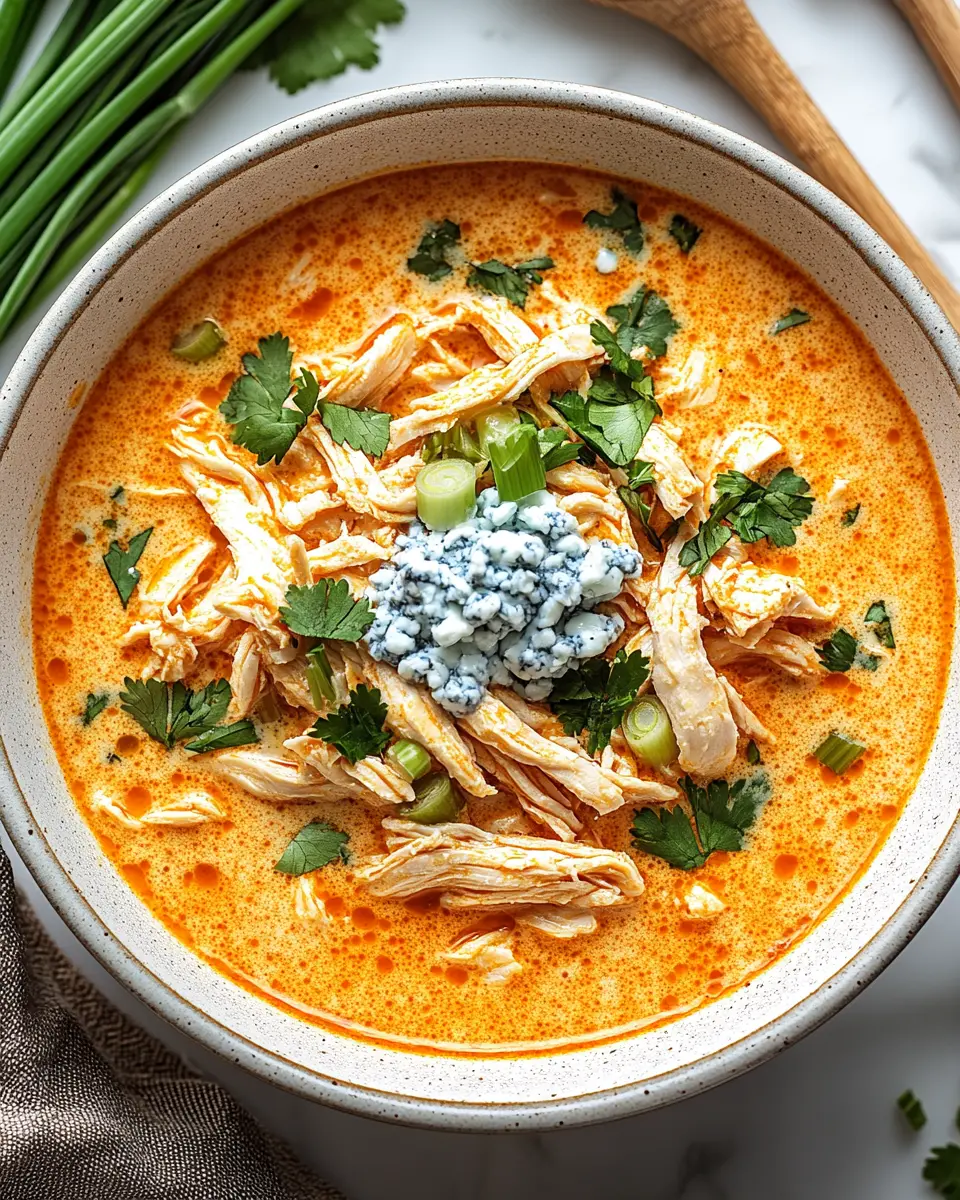Keto Buffalo Chicken Soup: Creamy Comfort in Every Bowl