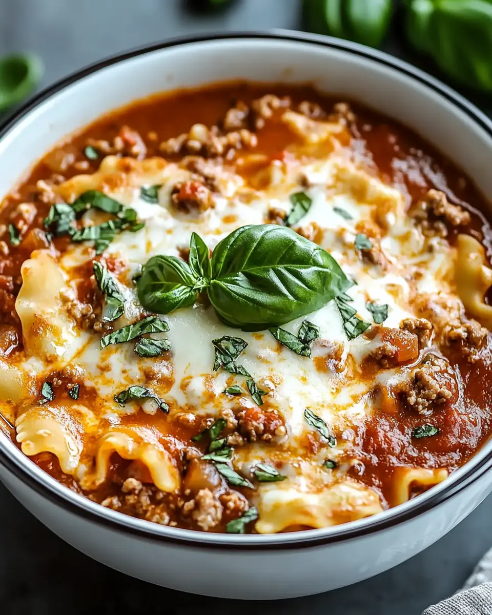 Crockpot Lasagna Soup: The Ultimate Cozy Comfort Dish