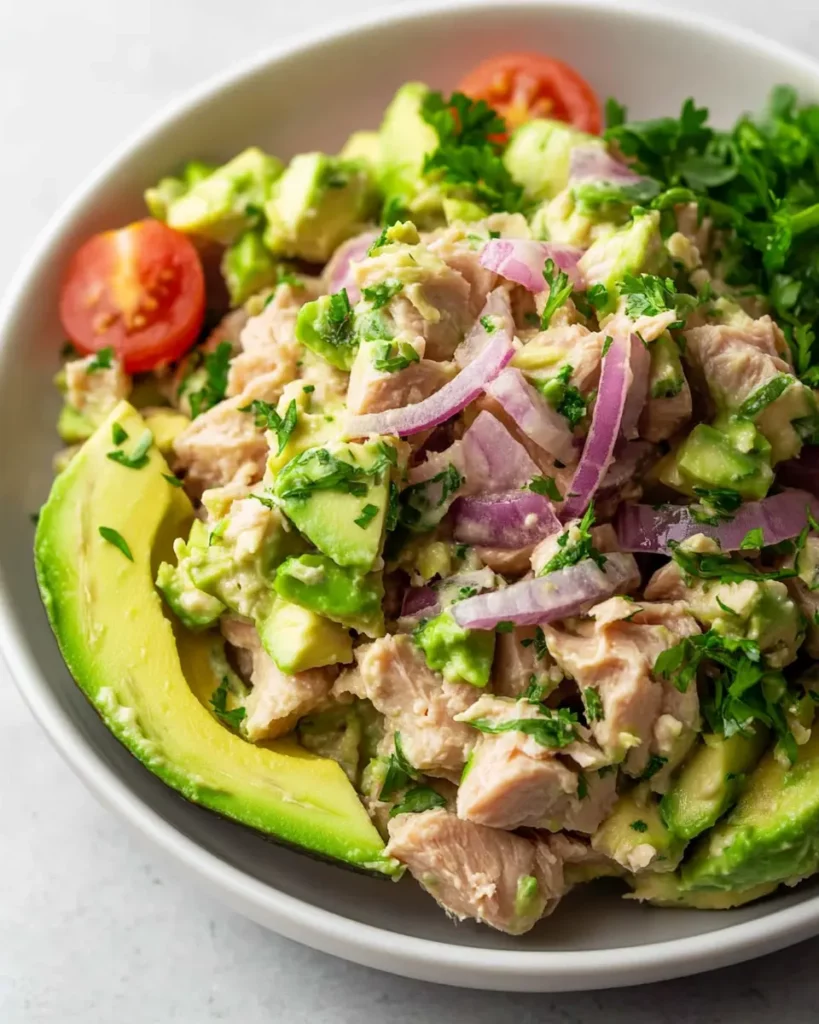 Keto Creamy Avocado Tuna Salad First Image First Image