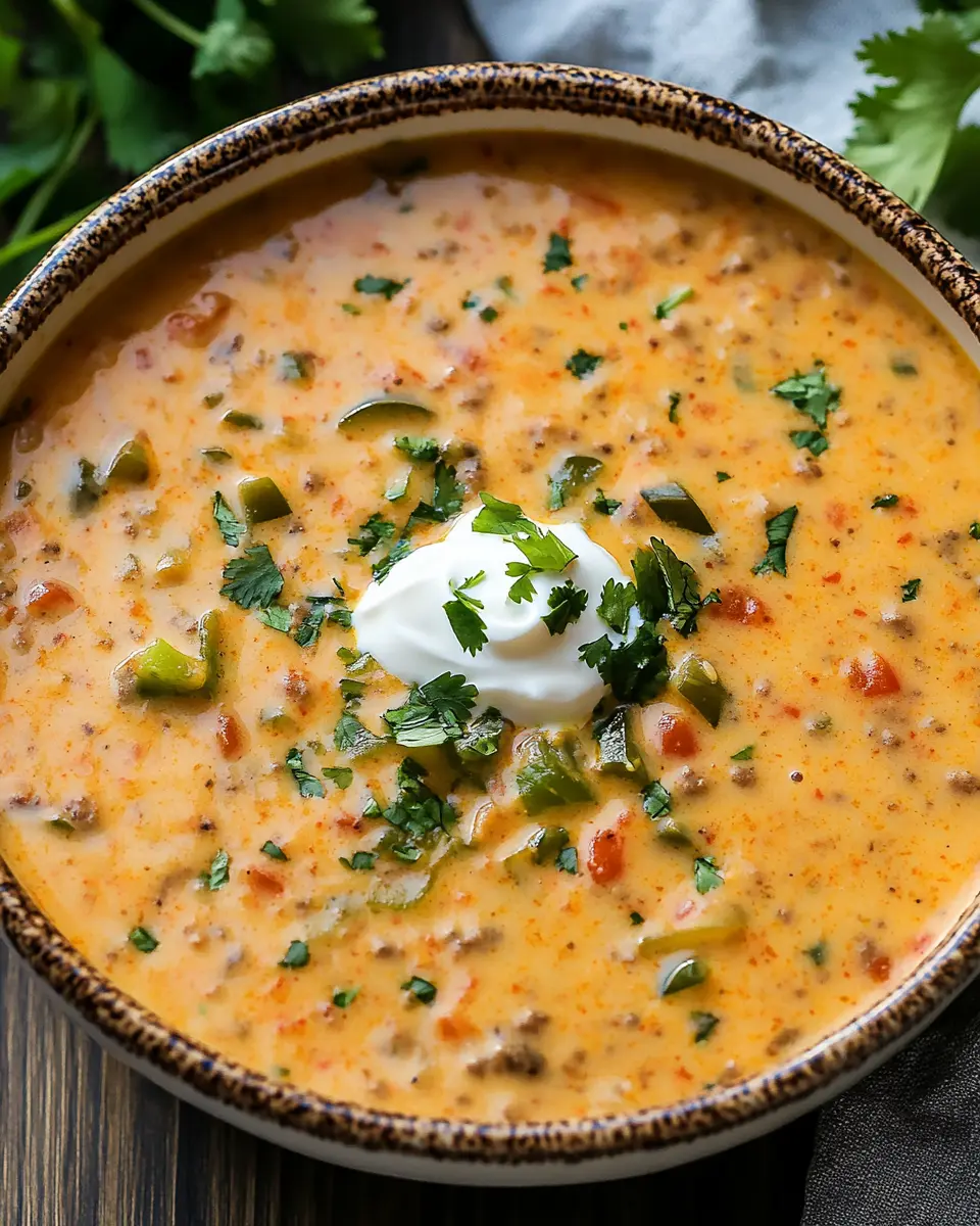 Keto Queso Soup: Indulgent Comfort in Every Creamy Spoonful