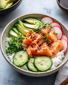 Salmon Rice Bowl First Image First Image