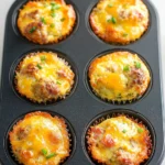 Cheesy Sausage Egg Breakfast Muffins First Image First Image