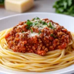 Crockpot Spaghetti Ground Beef Sauce First Image First Image