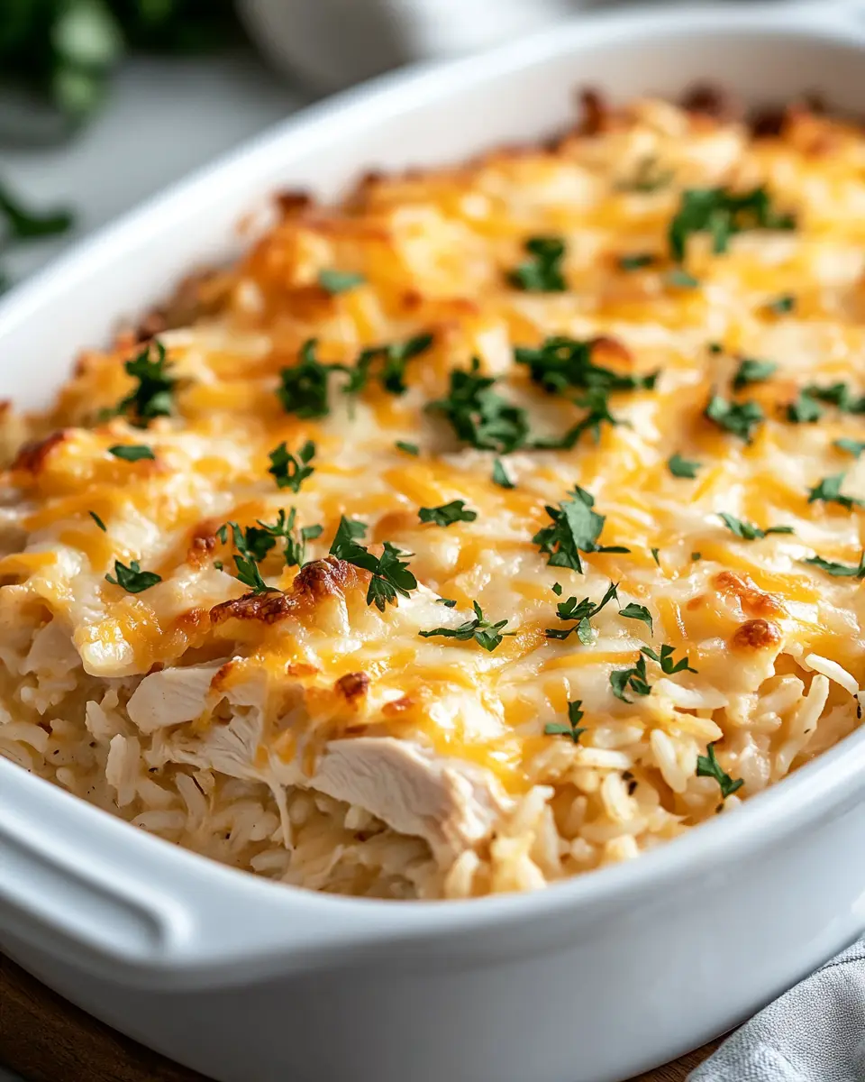 Cheesy Chicken and Rice Casserole: Comfort Food Bliss