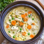 Crockpot Creamy Chicken Noodle Soup First Image First Image