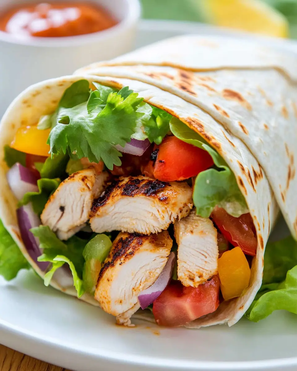 Grilled Chicken Wrap: Juicy Perfection for Easy Meals!