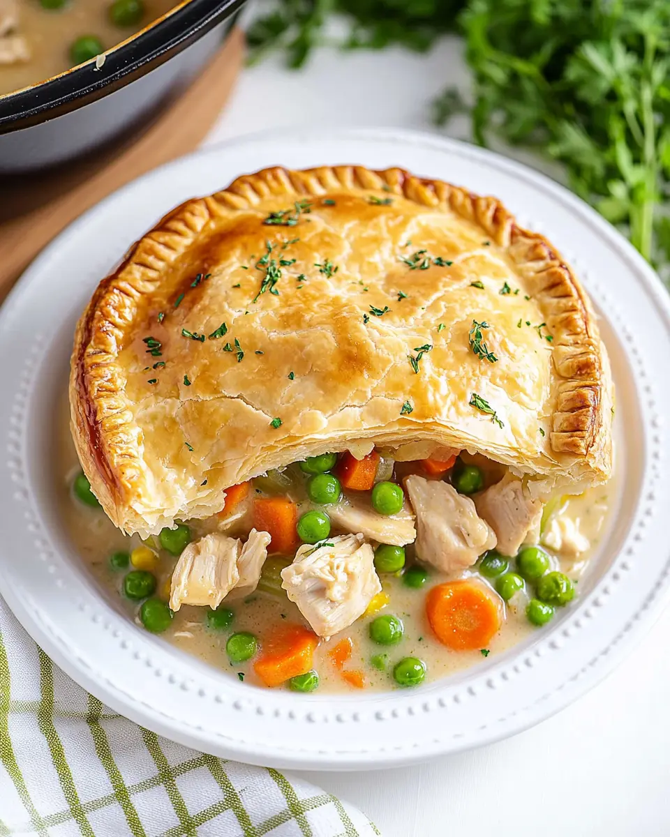 Healthy Crockpot Chicken Pot Pie: Easy and Comforting Delight