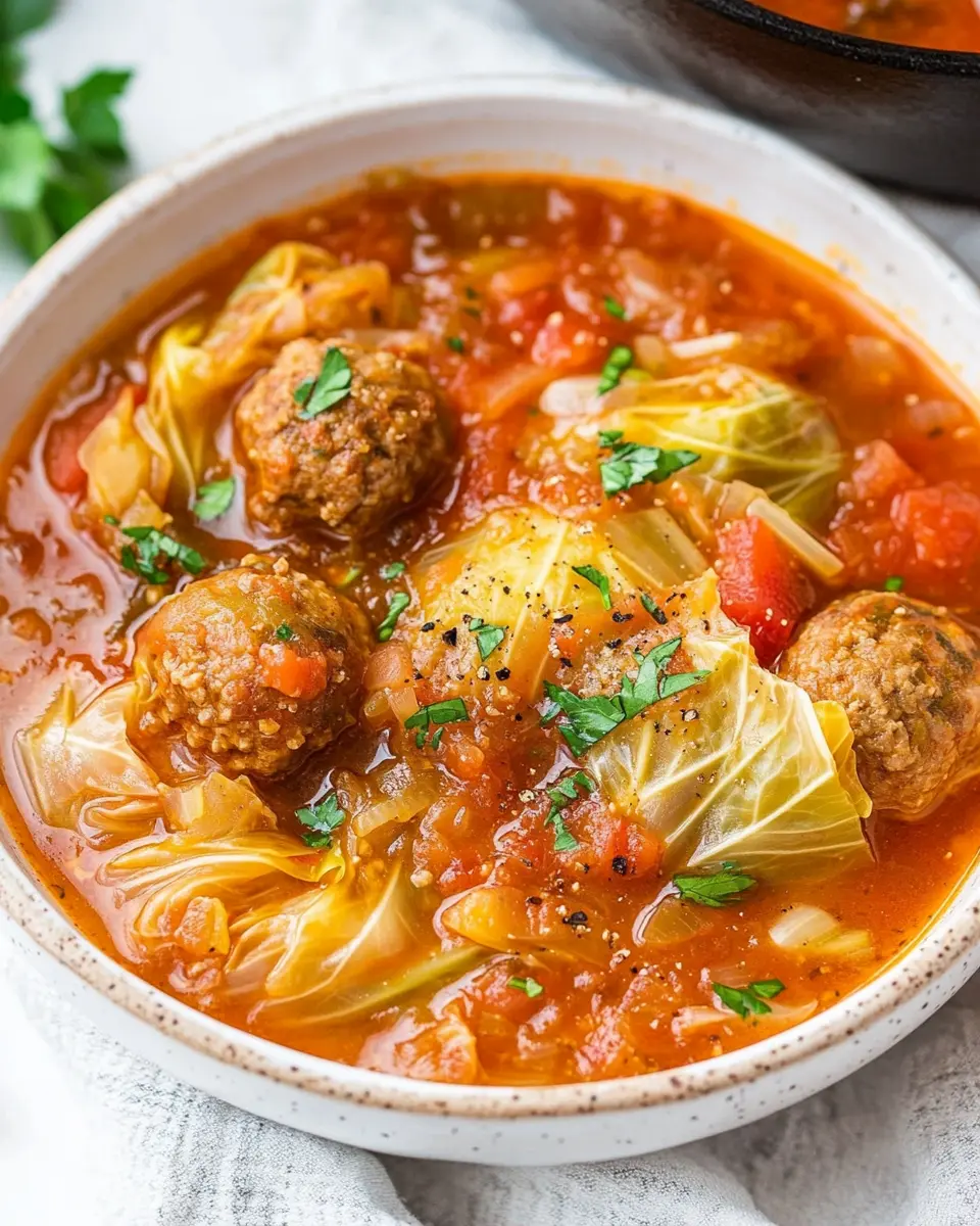 Crockpot Cabbage Roll Soup: Cozy Comfort in Every Bowl