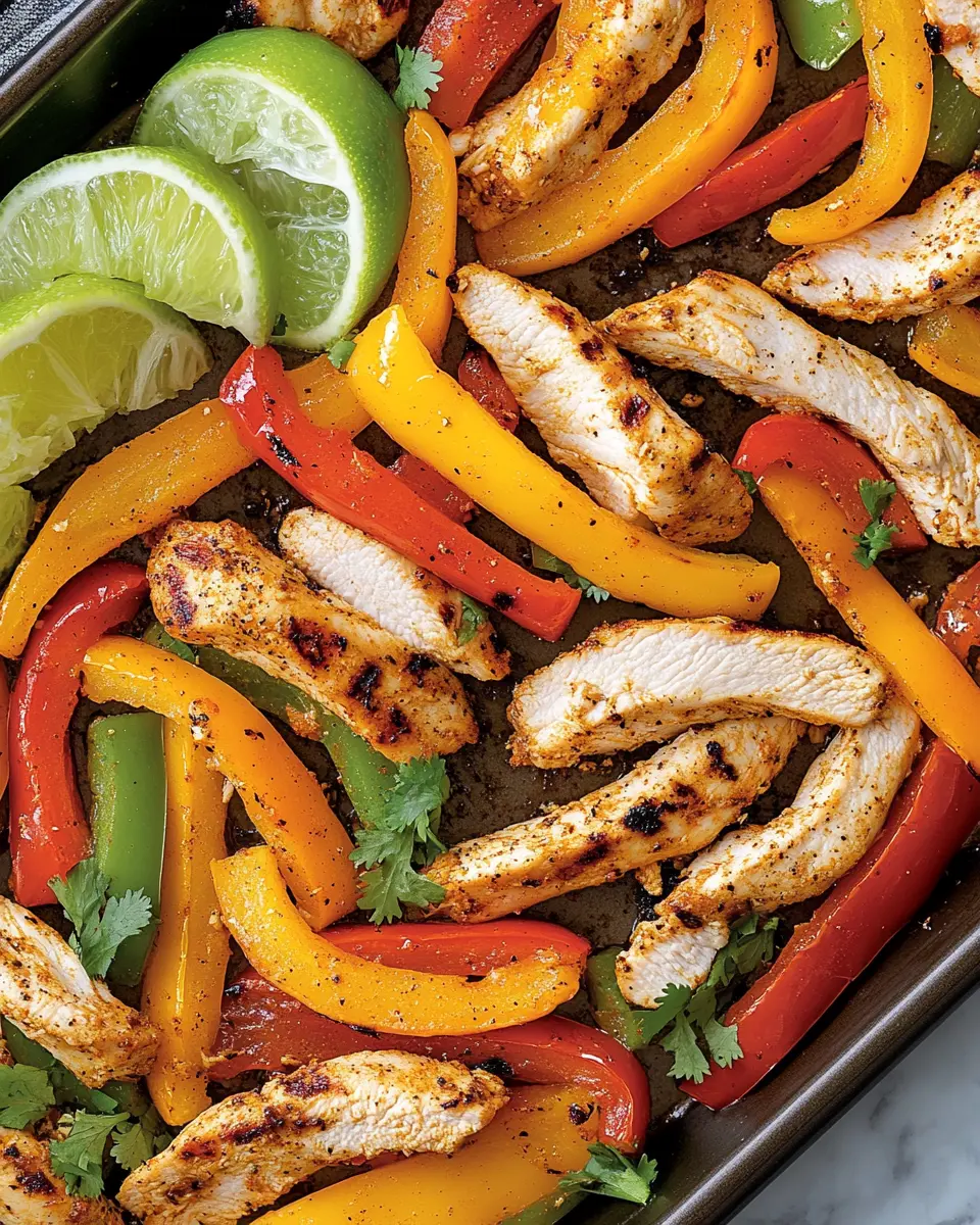 Sheet Pan Chicken Fajitas: Easy, Flavorful, and Ready in 30!