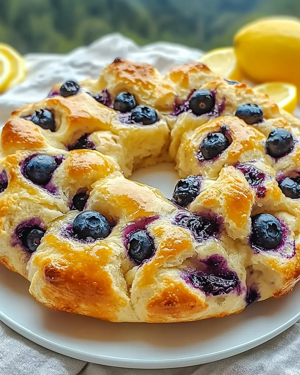 Lemon Blueberry Sourdough Focaccia: Irresistibly Tangy Delight