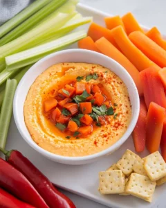 Cottage Cheese Roasted Red Pepper Dip First Image First Image