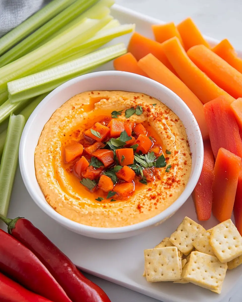 Cottage Cheese Roasted Red Pepper Dip: Irresistibly Creamy Delight