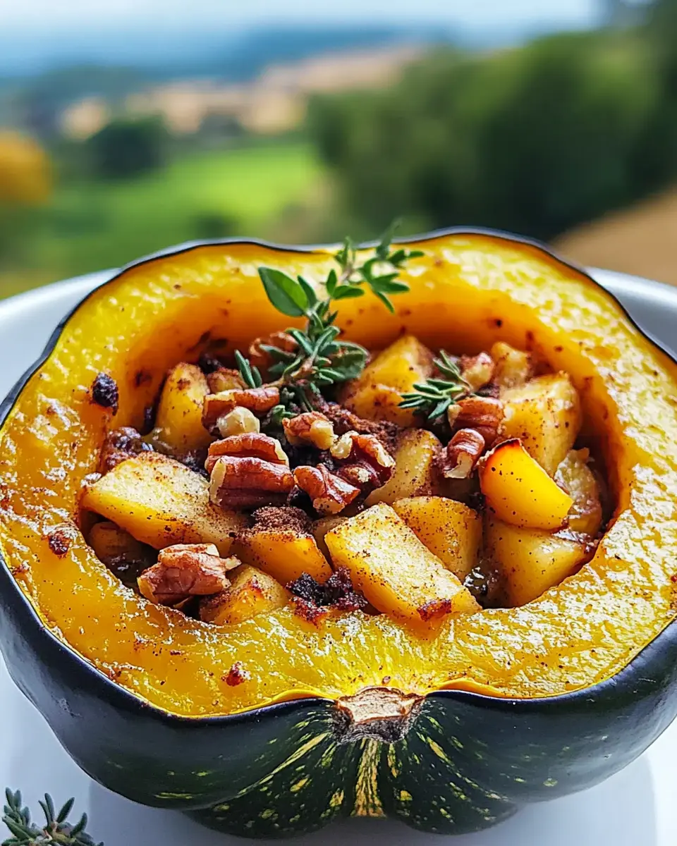 Easy Apple Stuffed Acorn Squash: Feel-Good Comfort Food!