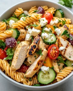 Greek Chicken Pasta Salad First Image First Image