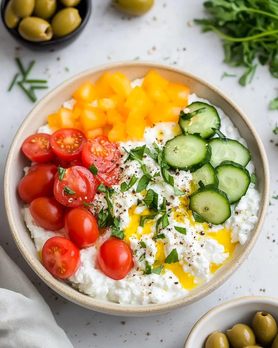 Savory Cottage Cheese Bowl: Your New Guilt-Free Indulgence