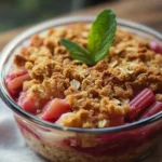 Irresistible Rhubarb Crisp Recipe First Image First Image