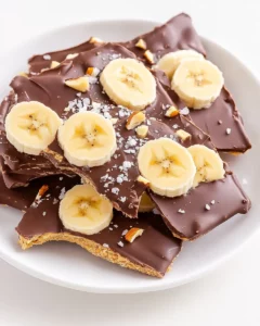 Viral Chocolate Banana Bark (4 Ingredients!) First Image First Image