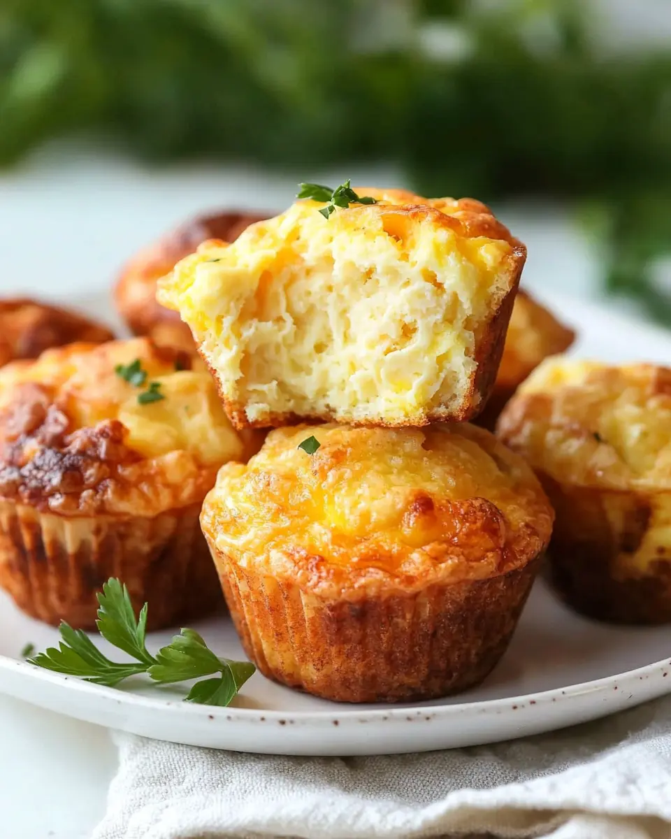 High Protein Cheesy Egg Breakfast Muffins Made Easy!