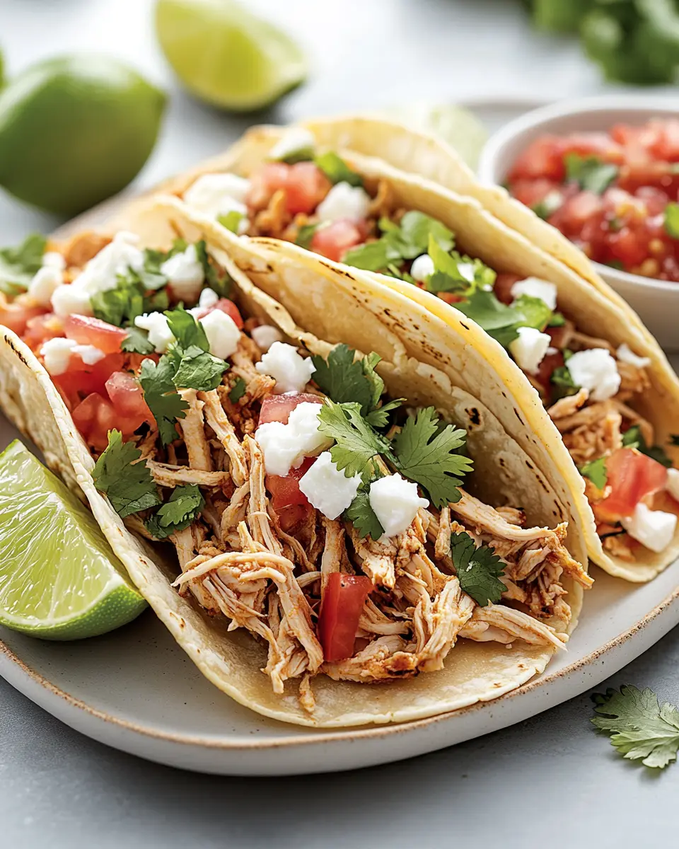 Shredded Chicken Tacos: Juicy and Easy for Taco Night Bliss